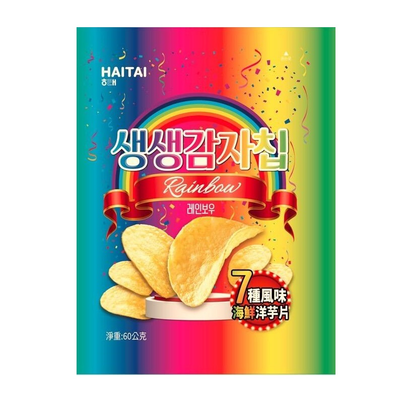 Haitai Potato Chips Seafood Flavor, , large