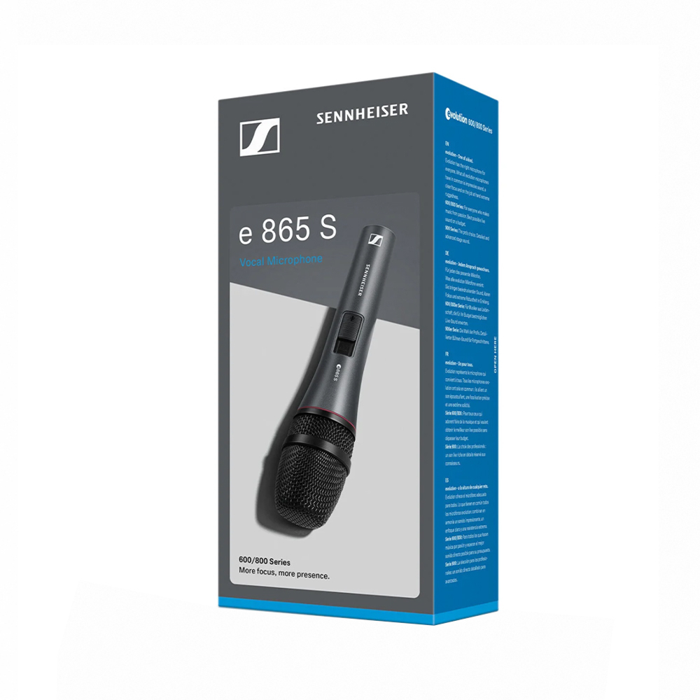 SENNHEISER E865S 超心型電容麥克風【敦煌樂器】, , large