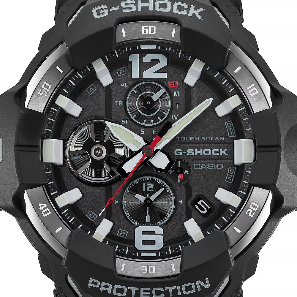 CASIO卡西歐 G-SHOCK MASTER OF G 專業航空錶 太陽能藍芽飛行錶 GR-B300-1A, , large