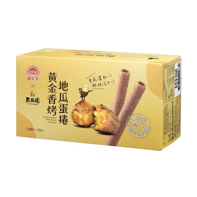 喜年來黃金香烤地瓜蛋捲經濟包, , large