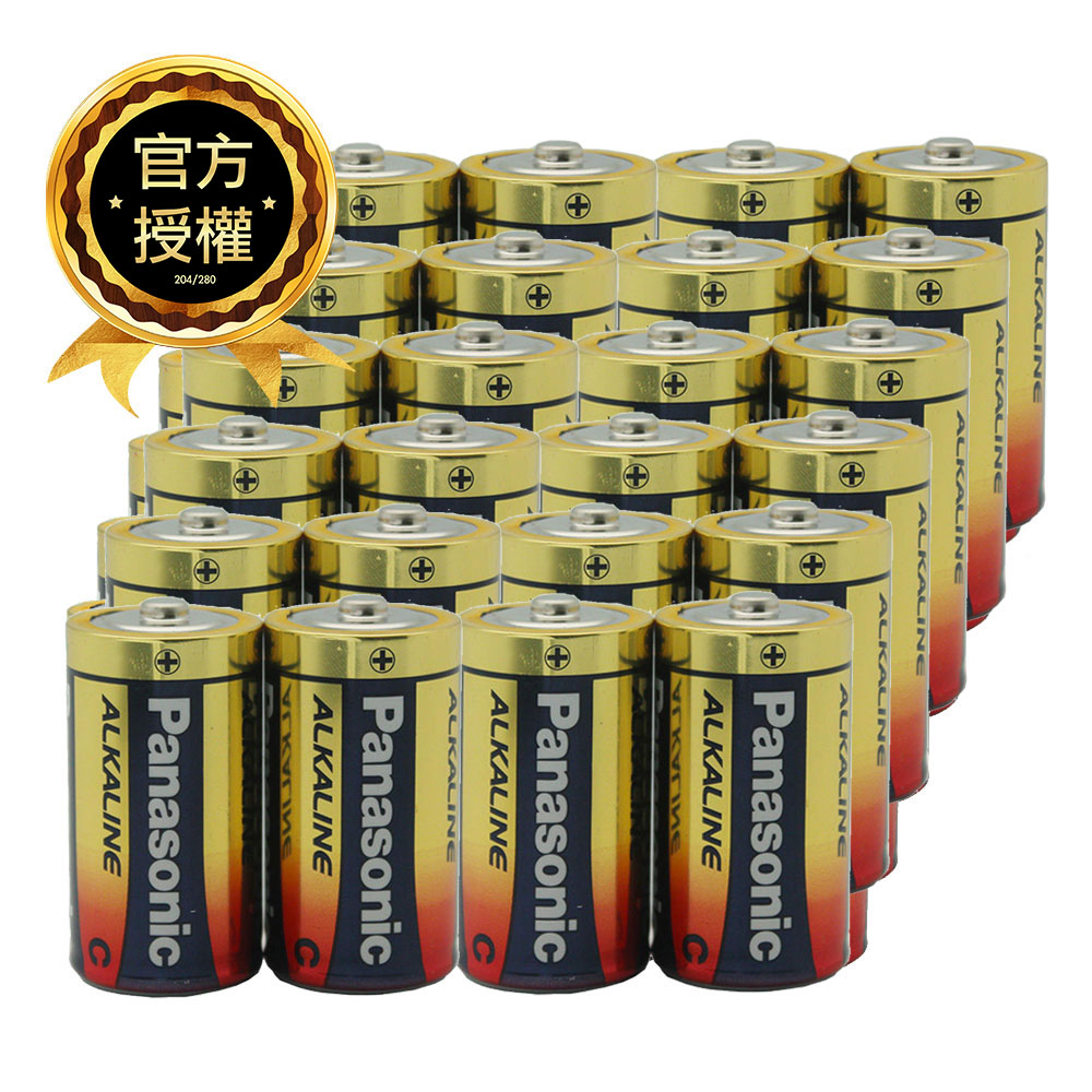 [寶旺旺] 國際牌Panasonic 鹼性電池2號C電池24入 吊卡盒裝(LR14TTS日本製1.5V大電流電池/公司貨), , large