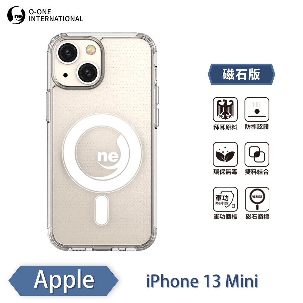 【O-ONE】【軍功II防摔殼】O-ONE MAG APPLE iPhone 13 Mini 磁吸手機殼 抗撞防摔 保護殼, , large