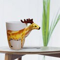 GS MALL 350ml 動物造型陶瓷杯 動物造型杯 陶瓷杯 馬克杯 水杯 動物杯 造型陶瓷杯 造型杯, , large