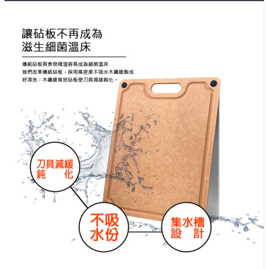 PERFECT 理想牌 晶品高密度不吸水木纖維砧板防霉抗菌砧板 小（23.5*29.8cm）-Leidea樂德兒, , large