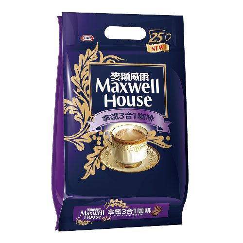 Maxwell House Latte 25 Bag, , large