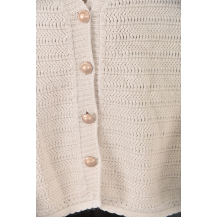 (F) 質感V領杏色外套二手衣, , large