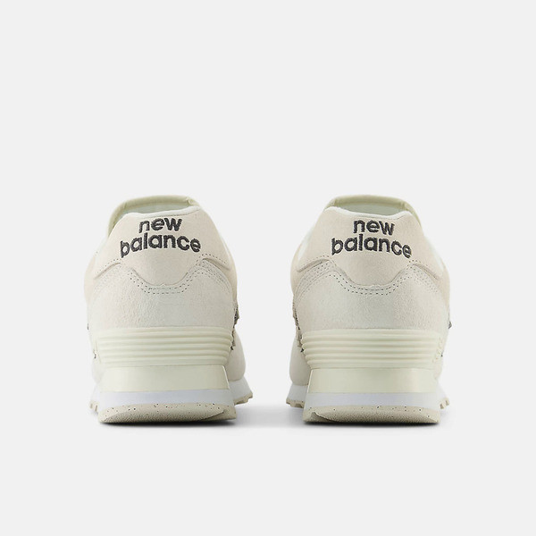 Kixpress-New Balance 女 休閒鞋 運動 經典 復古 B楦 NB 574 緩震 海鹽 米白 [WL574HJ2], , large