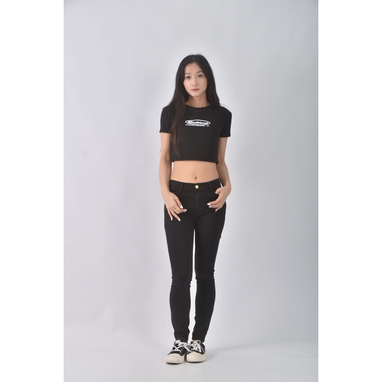 (L) frame質感棉質黑色長褲二手衣, , large