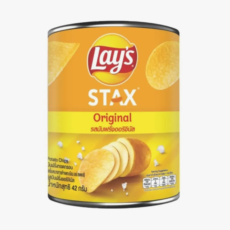 LAYS  Stax 泰式原味罐裝薯片, , large