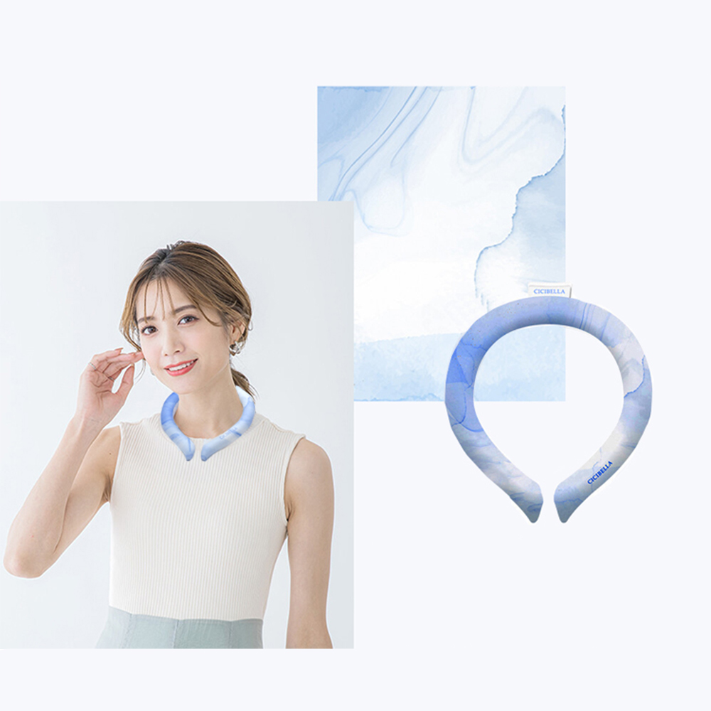 【日本CICIBELLA】清涼降溫 冰涼脖頸圈 酷冰環 PCM涼感頸圈 夏天降溫神器(日本正規品)任選, , large