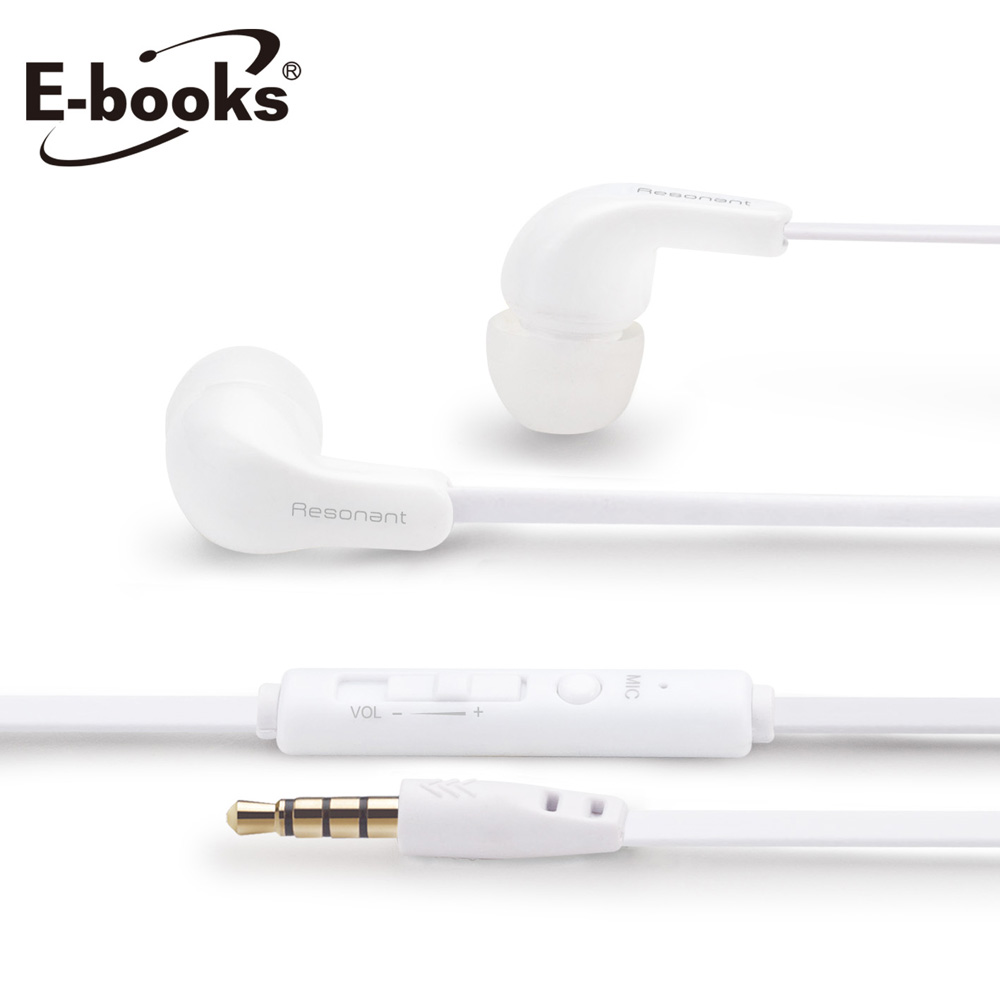 E-books S76 音控接聽入耳式耳機, , large