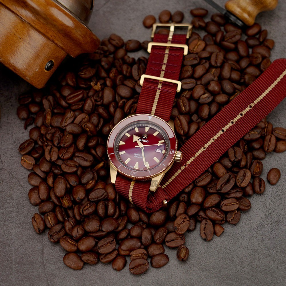 RADO 雷達 庫克船長青銅自動機械腕錶-42mm R32504407, , large