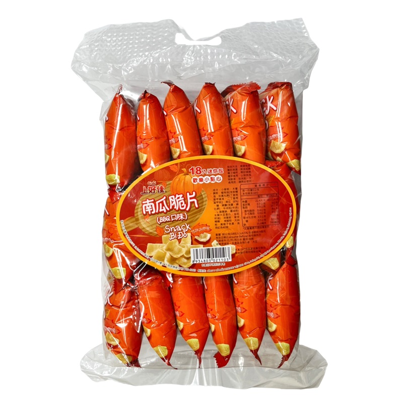 上好佳南瓜脆片-BBQ口味90g, , large