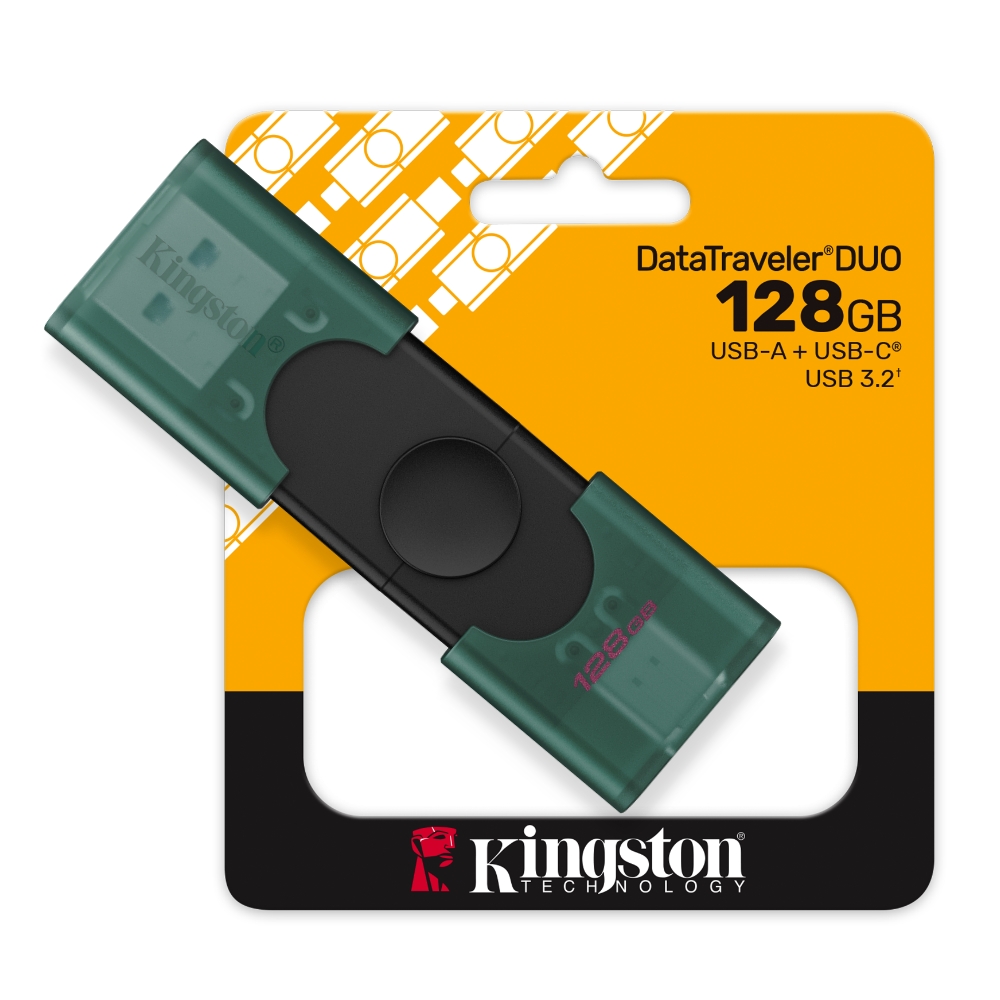 【Kingston】DataTraveler Duo 128G USB 3.2 Gen1 Type-C Flash Drive USB-A/C 隨身碟, , large