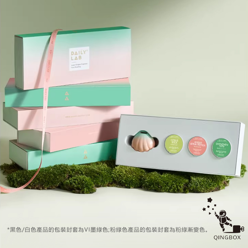 Daily Lab LQ DLXFK4010貝殼系列香氛掛飾車載香氛3 in 1混合香氣套裝 白蝶貝色, , large