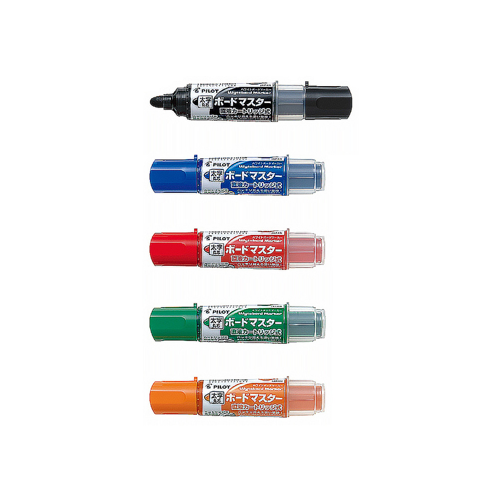 【PILOT 百樂】可換卡水白板筆-粗字 3.2mm / 支 WMBM-18BM - 橘