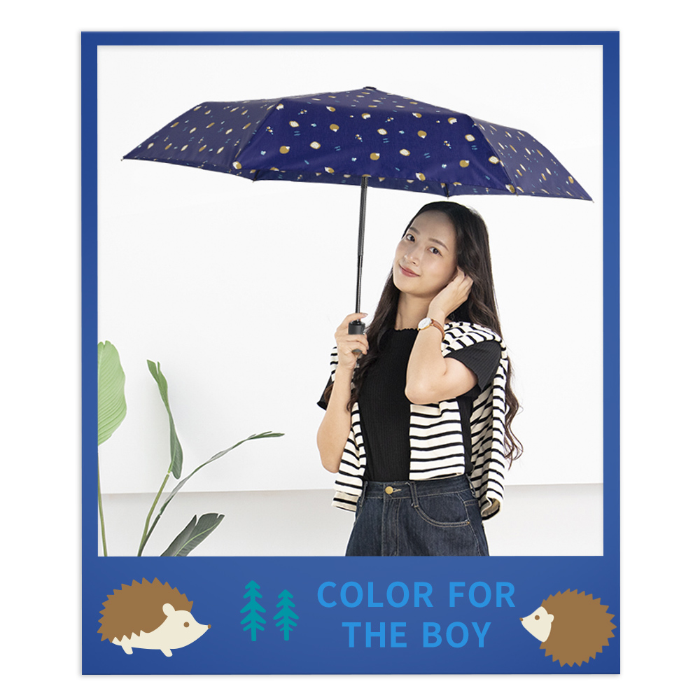 【德國boy】三折輕收防曬自動傘, , large