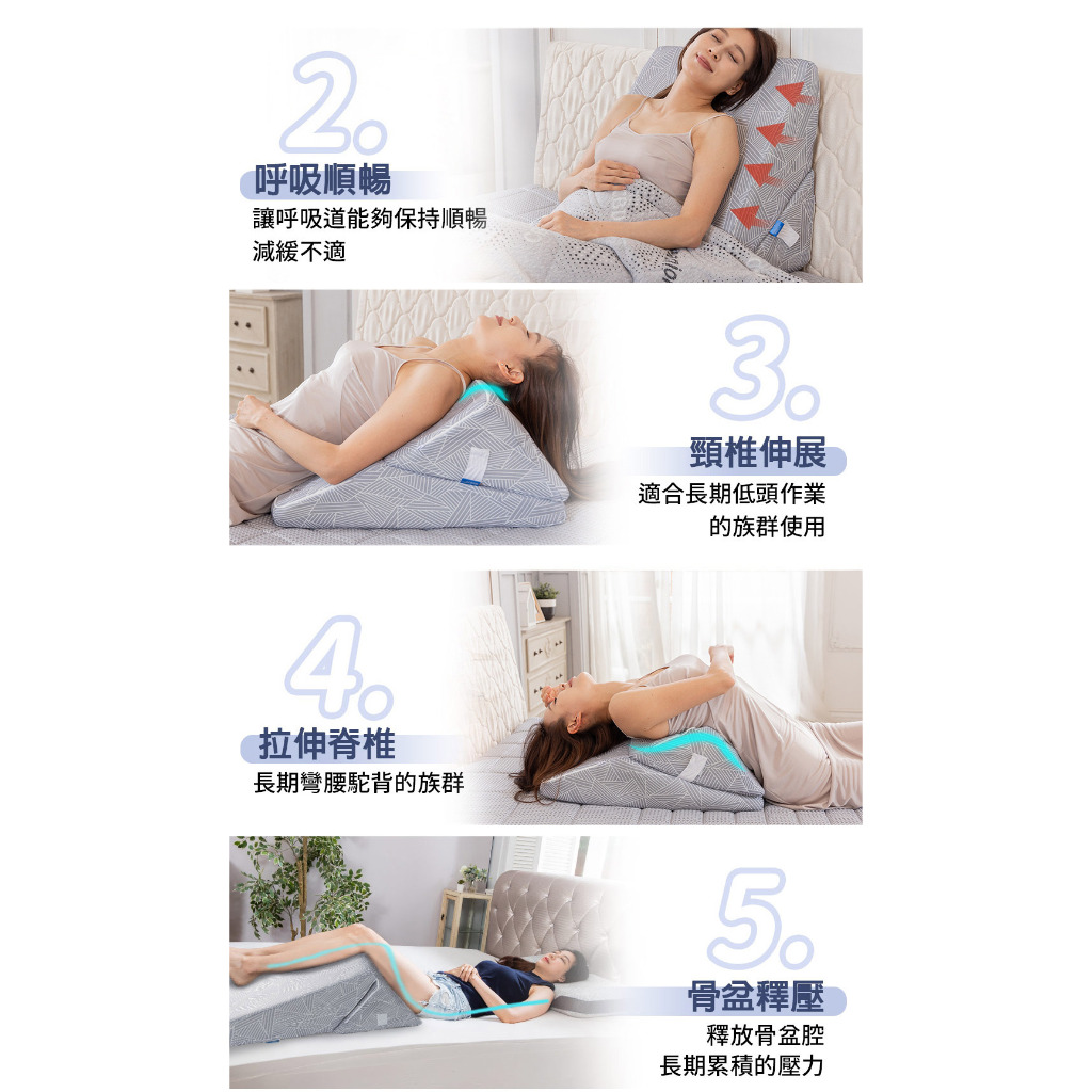 【日本旭川】釋壓午睡組-5in1涼感人體工學美姿靠墊+日本技術 AIRFIT 瞬涼透氣空氣纖維涼感坐墊-銀韻+涼感冰頸圈, , large