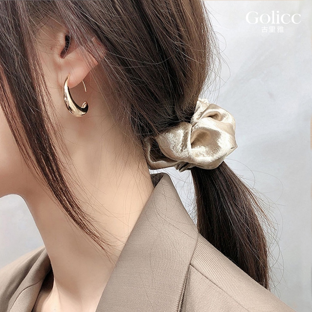 【Gulicc 】古莉可 耳環 韓國東大門 弧形耳環, , large