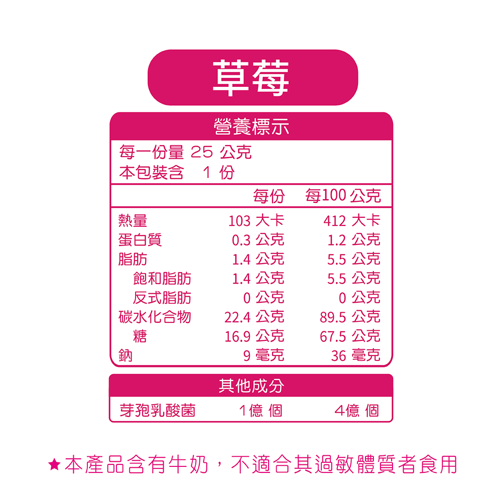 【五洲生醫】Pinky優鮮酪益生菌軟糖(草莓夾鏈包) - (25g/12入), , large