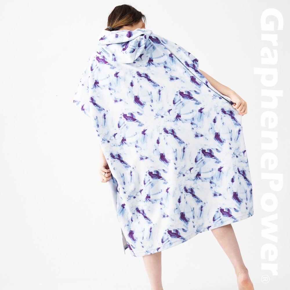[GraphenePower] 石墨烯多功能連帽斗篷/毛巾衣(大人款), , large