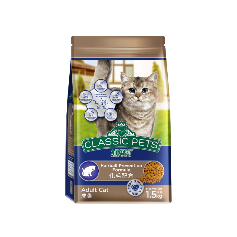 加好寶乾貓糧-化毛配方 1.5kg, , large