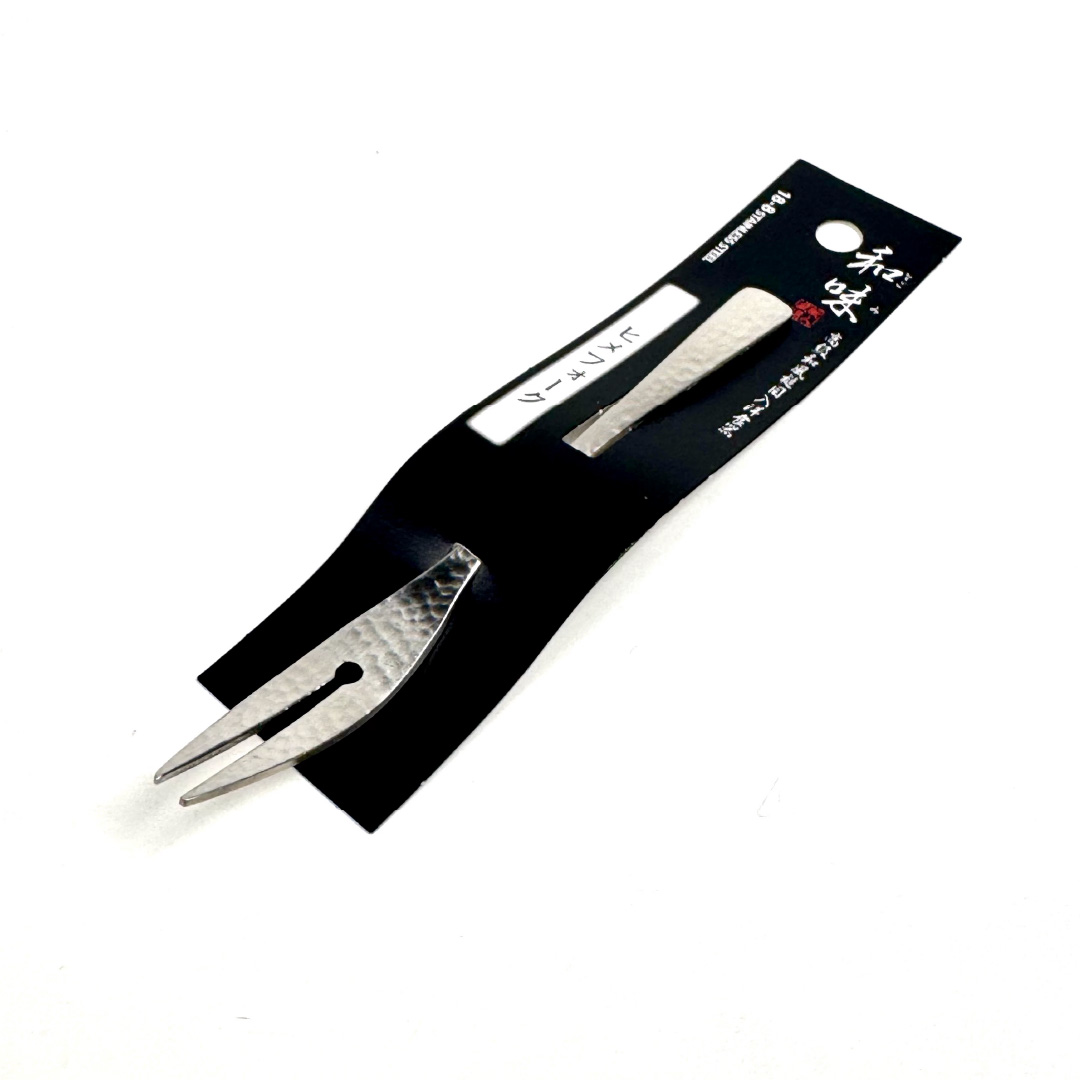 [片力] 不銹鋼 日式水果叉 ｜燕三條 ｜和味槌目18-8 艷消不鏽鋼餐具 SY-6, , large