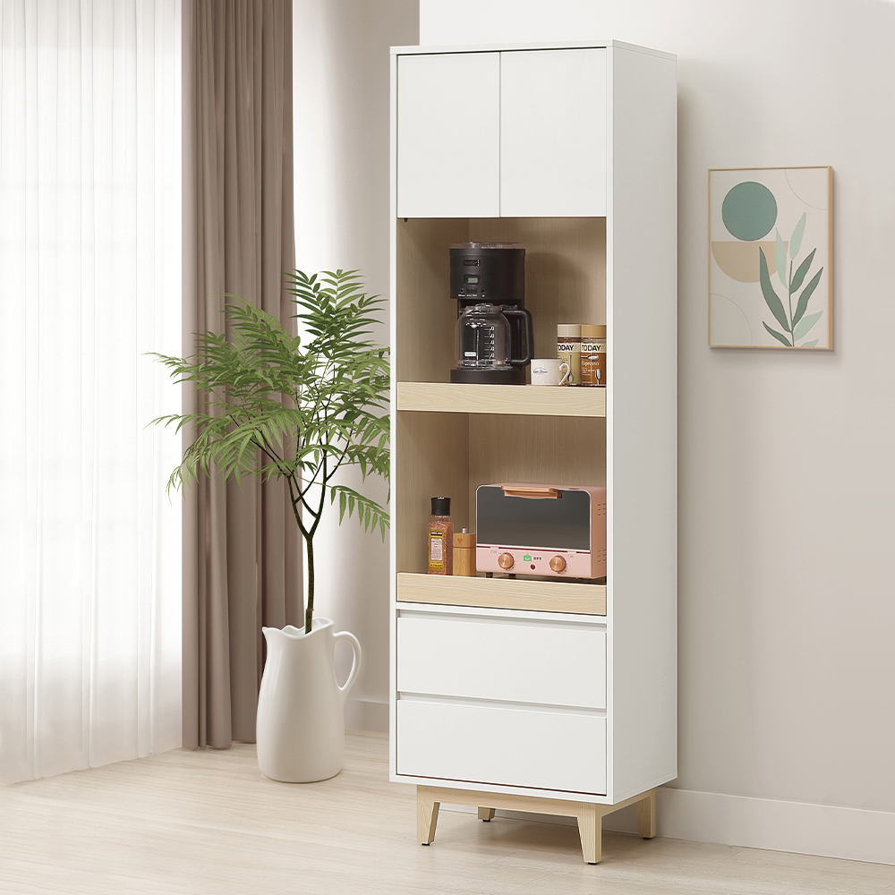 【唯熙傢俱】羅伊原木雙色2尺電器櫃, , large