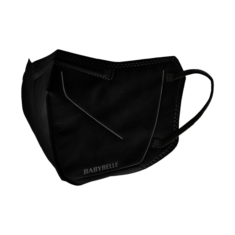 【BABYBELLE 愛貝恩】Adult D2 3D Medical Mask - V Beauty - Ivory Black, , large