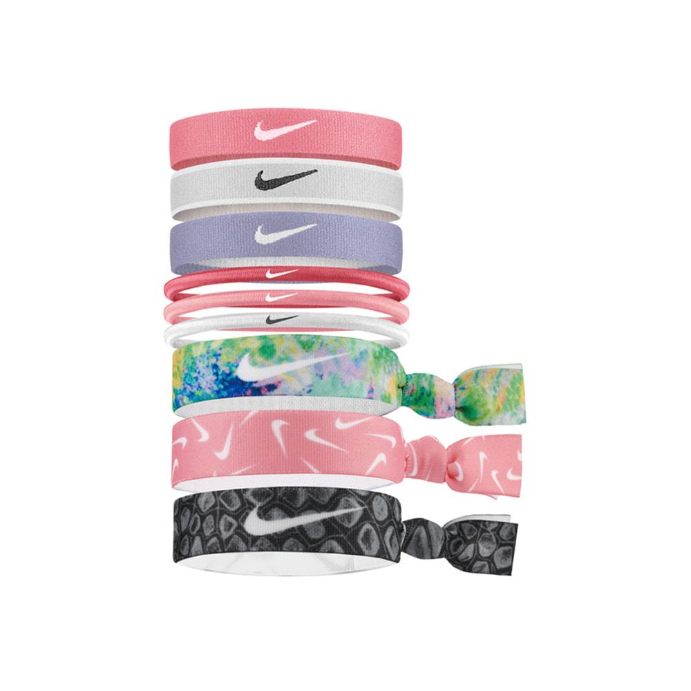 NIKE 混搭式髮圈 9入 韻律瑜珈 健身彈力運動髮圈 WOMEN'S TRAINING系列 N0003537【樂買網】, , large