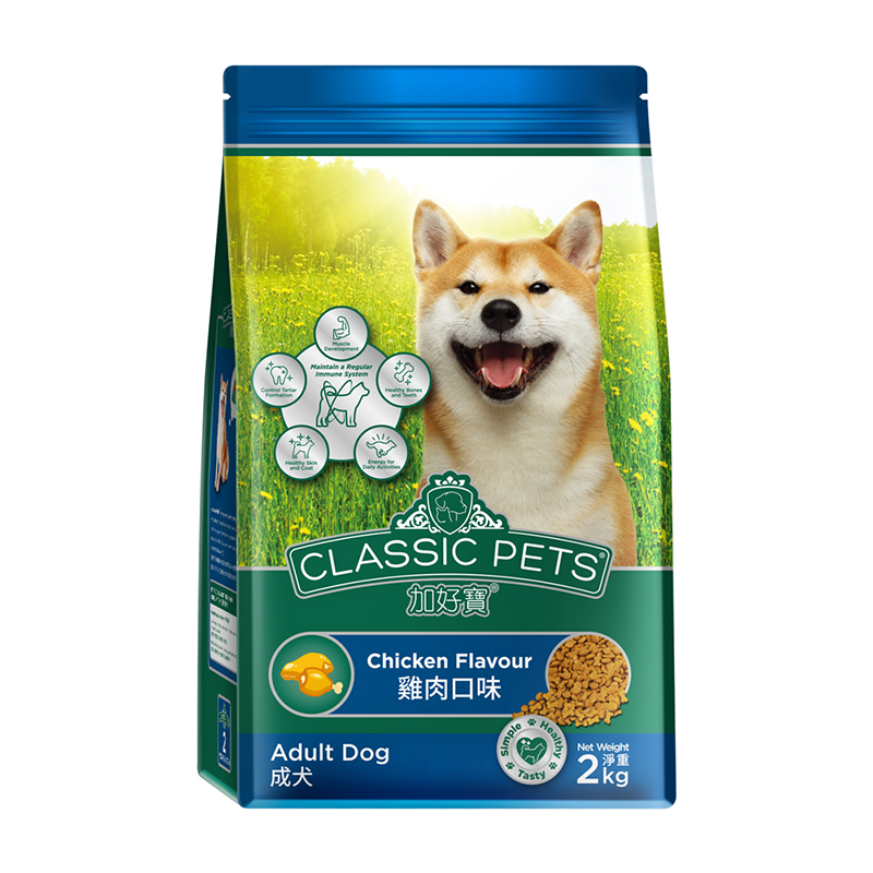 【Classic Pets 加好寶】經典成犬乾糧2kg*6包-雞肉口味, , large