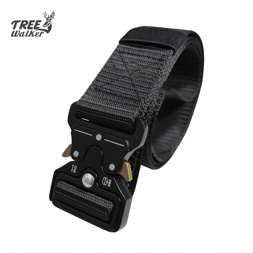 【Treewalker露遊】強化尼龍戰術登山腰帶  快扣多功能腰帶 (隨機出貨), , large