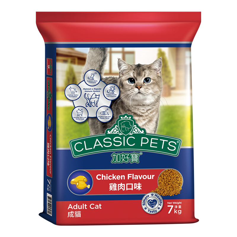 【Classic Pets 加好寶】經典乾貓糧7kg-雞肉口味, , large