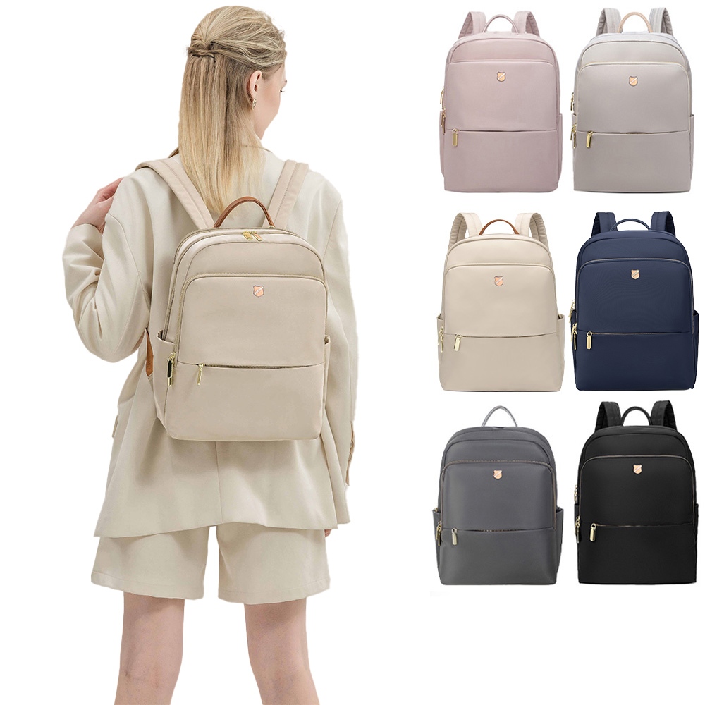 SPRNG-尼龍後背包14吋電腦後背包輕旅行後背包商務通勤後背包-多色, , large