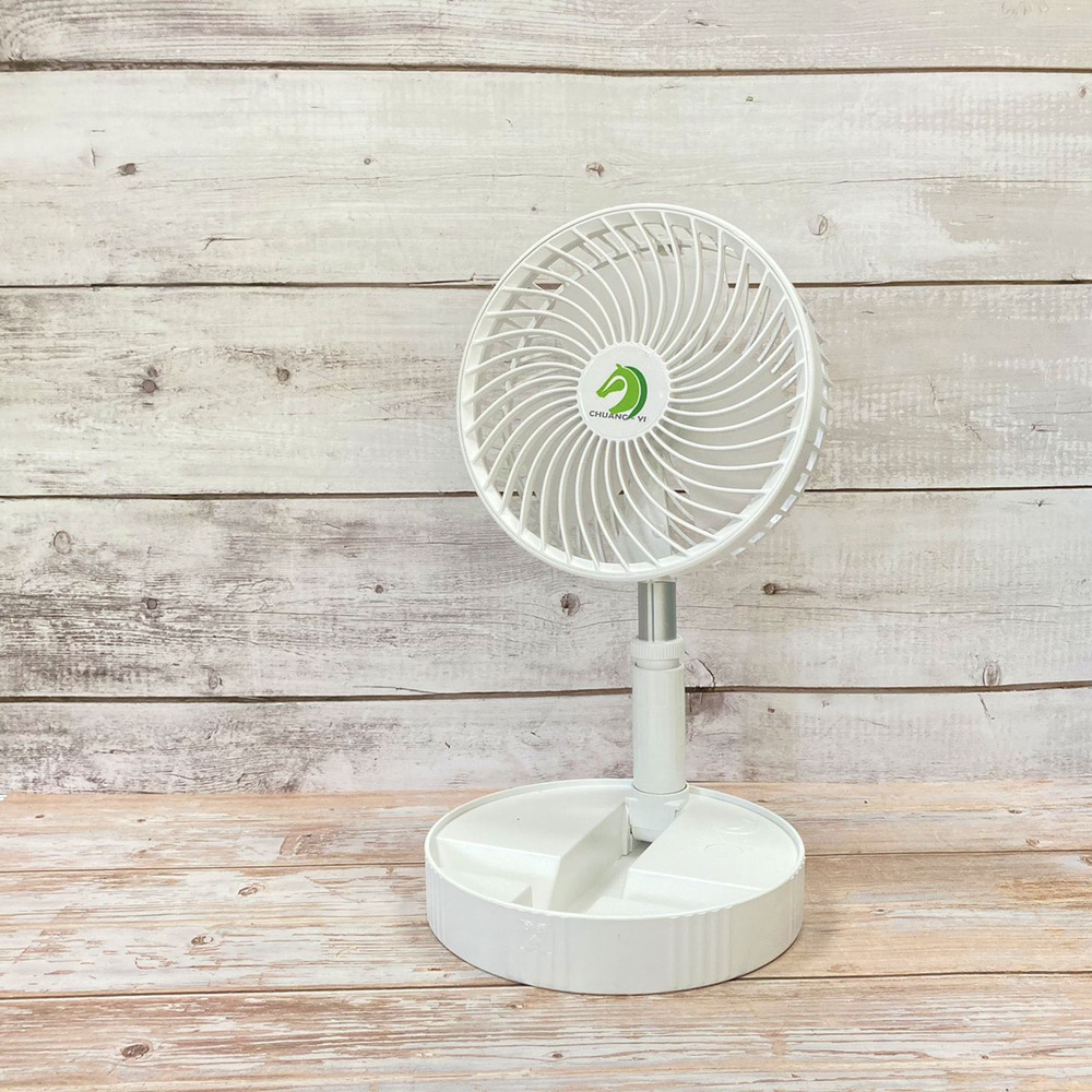 【Chuang Yi】(8-inch) Telescopic Folding Fan, , large