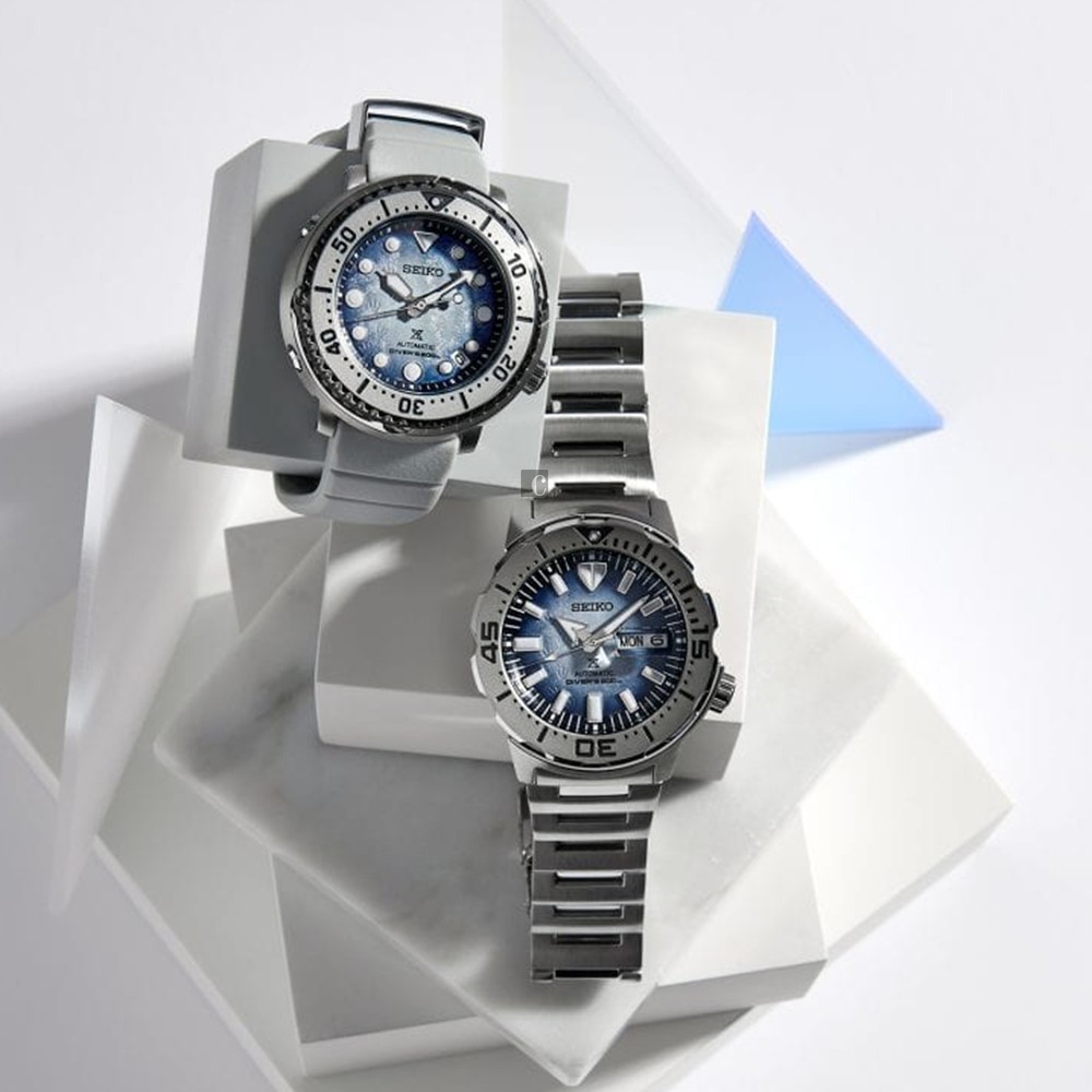 SEIKO 精工 Prospex 愛海洋企鵝漫步 200米潛水機械錶 4R35-04Z0H/SRPG59K1, , large