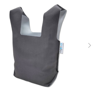 Gray Reusable Food Storage Bag ( silicone cloth), , large