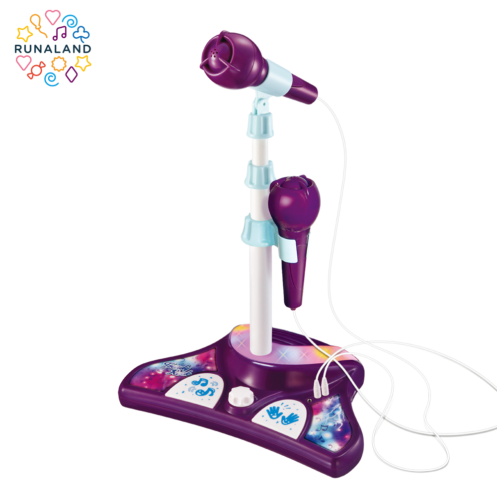[RUNALAND] Connective with Smart dervices Microphones with 2 Microphones and Adjust Stand