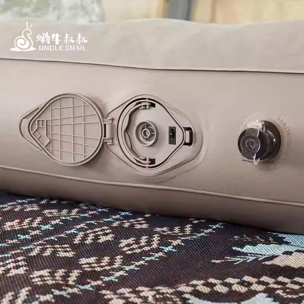 蝸牛叔叔露誉充氣床垫-單人款（露營必備 打地鋪 靜音睡墊 加大露營墊 ）, , large