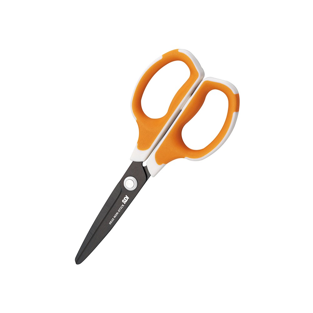 【龍品文創】SDI 手牌 0925C 滑利剪氟不沾膠剪刀-1支入-顏色隨機出貨, , large