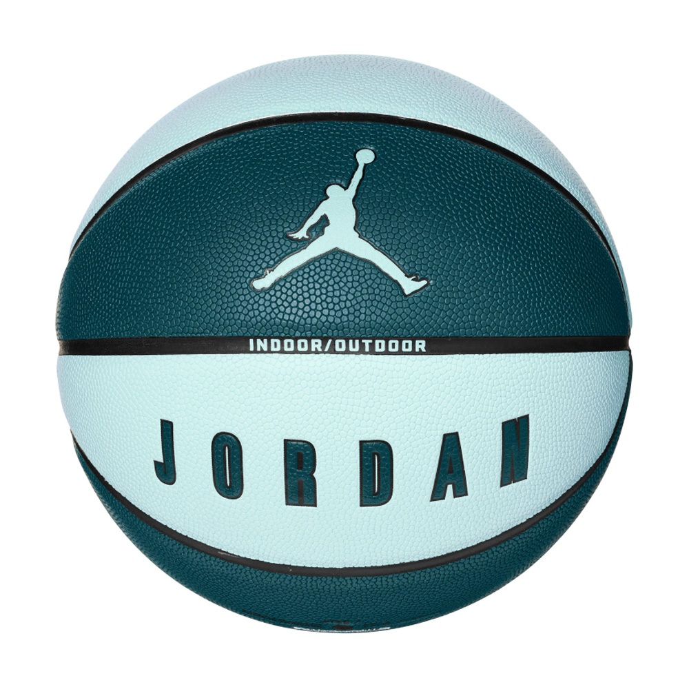 NIKE JORDAN ULTIMATE 2.0 8P 籃球 7號球 比賽 訓練 耐用 橡膠 深溝 精準控球 藍綠黑紅, 黑紅, large