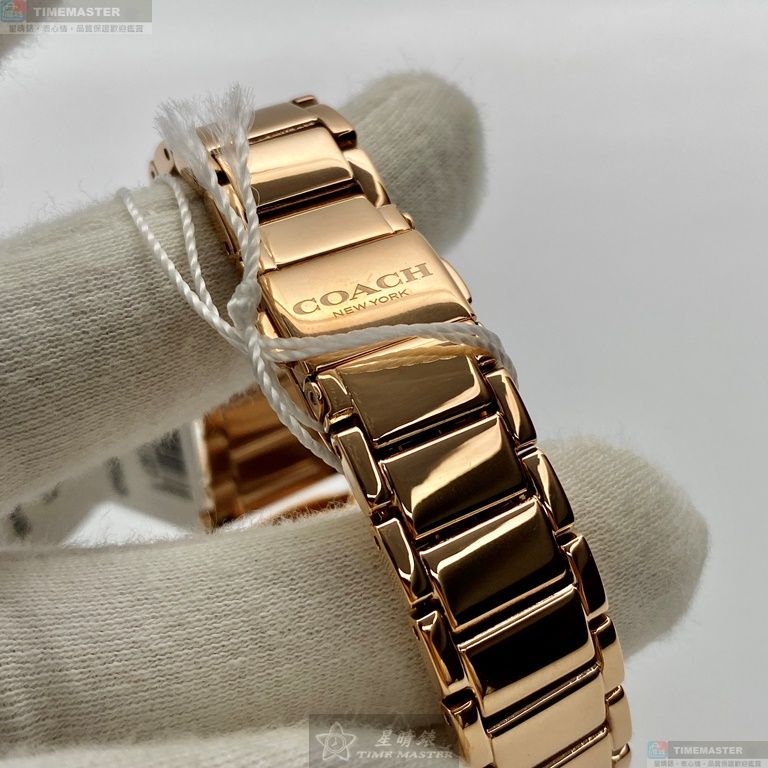 [星晴錶業]COACH手錶,36mm,CH00018白色錶面玫瑰金錶殼玫瑰金色精鋼錶帶款, , large
