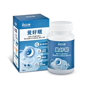[佑全保健藥妝]科立健覺好眠膠囊20顆/盒, , large
