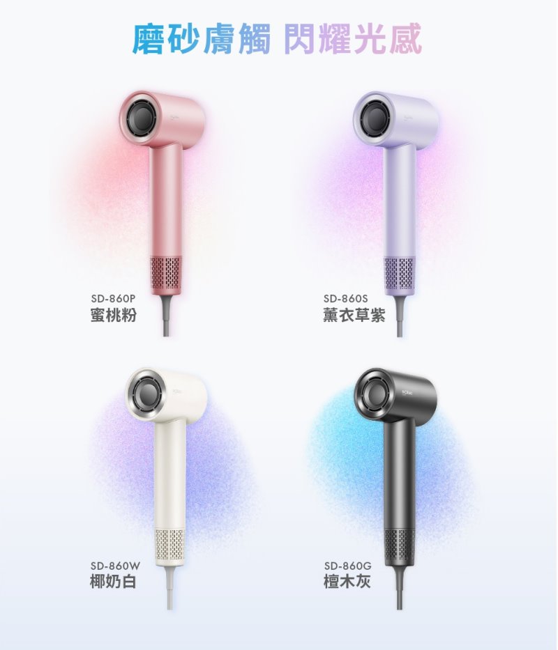 【贈香氛沐浴露】SOLAC sOlac SD-860 高速智能溫控專業吹風機 負離子吹風機, , large