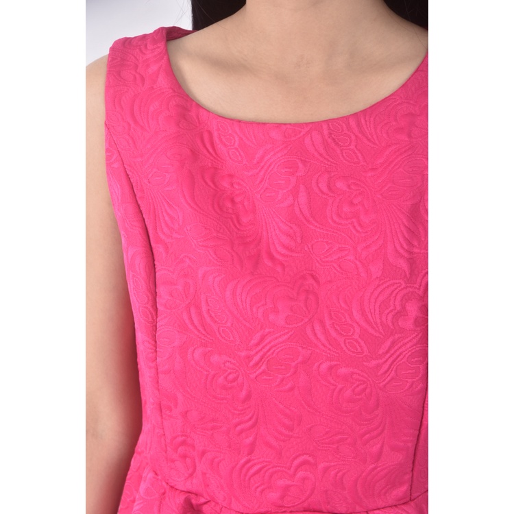 (S) tata質感無袖粉色洋裝二手衣, , large