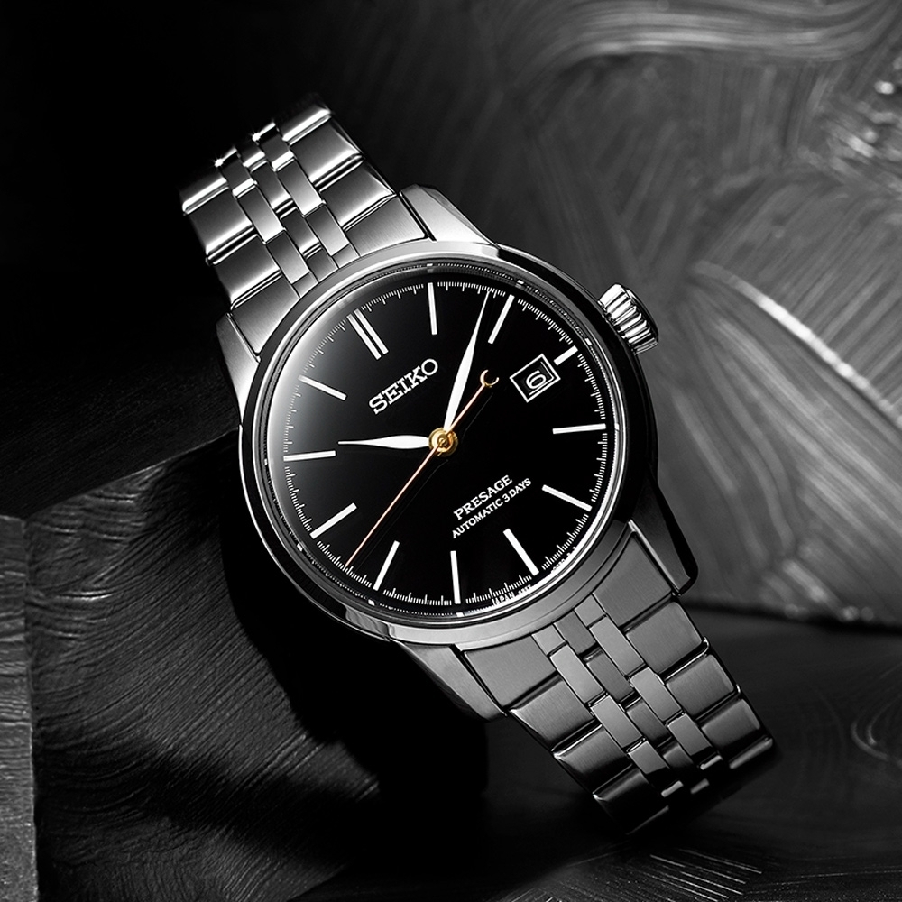 SEIKO 精工 Presage 職人系列 三日鍊 漆藝機械錶 SPB405J1/6R55-00C0D, , large