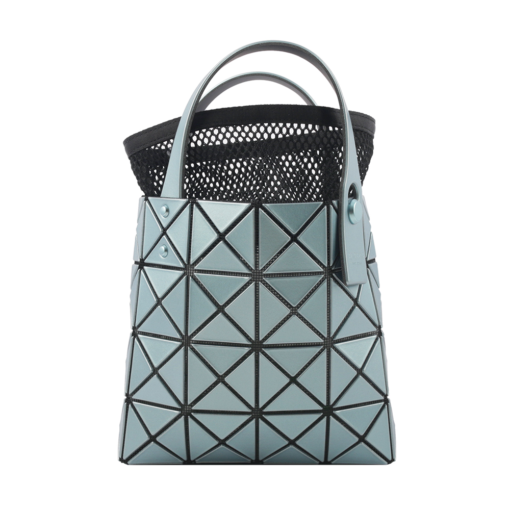 ISSEY MIYAKE BAO BAO LUCENT BOXY 4X4 迷你金屬色手提包/淺藍色, , large