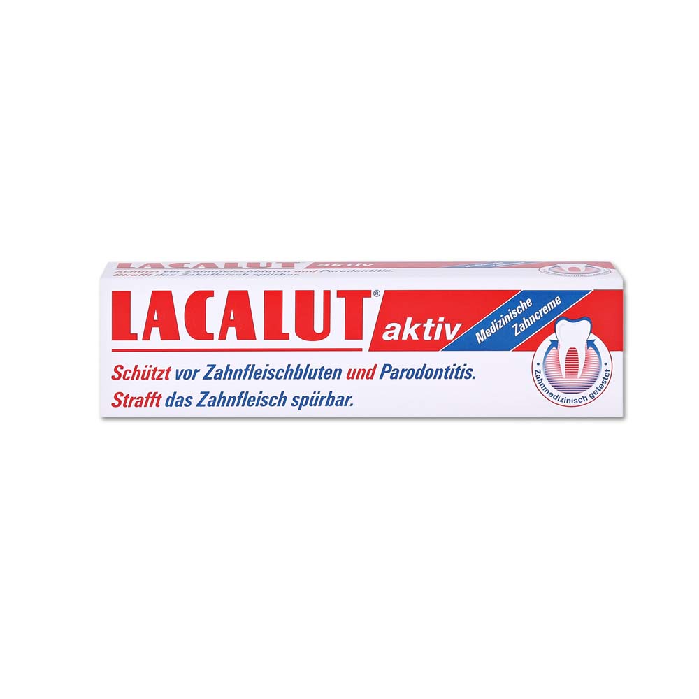 [日日好物]德國LACALUT樂固特-aktiv深層潔牙淨味強效護齦防蛀超氟牙膏100ml/盒(強化琺瑯質,牙齦護理預防口臭,防齲齒口腔清新,亮白美齒凝露), , large