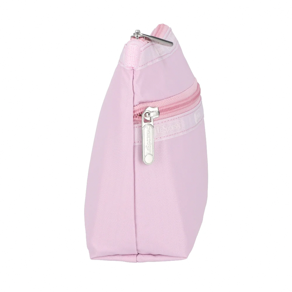 Lesportsac Cosmetic Clutch 雙層拉鍊化妝包 收納袋 盥洗包 女包(櫻花粉), , large