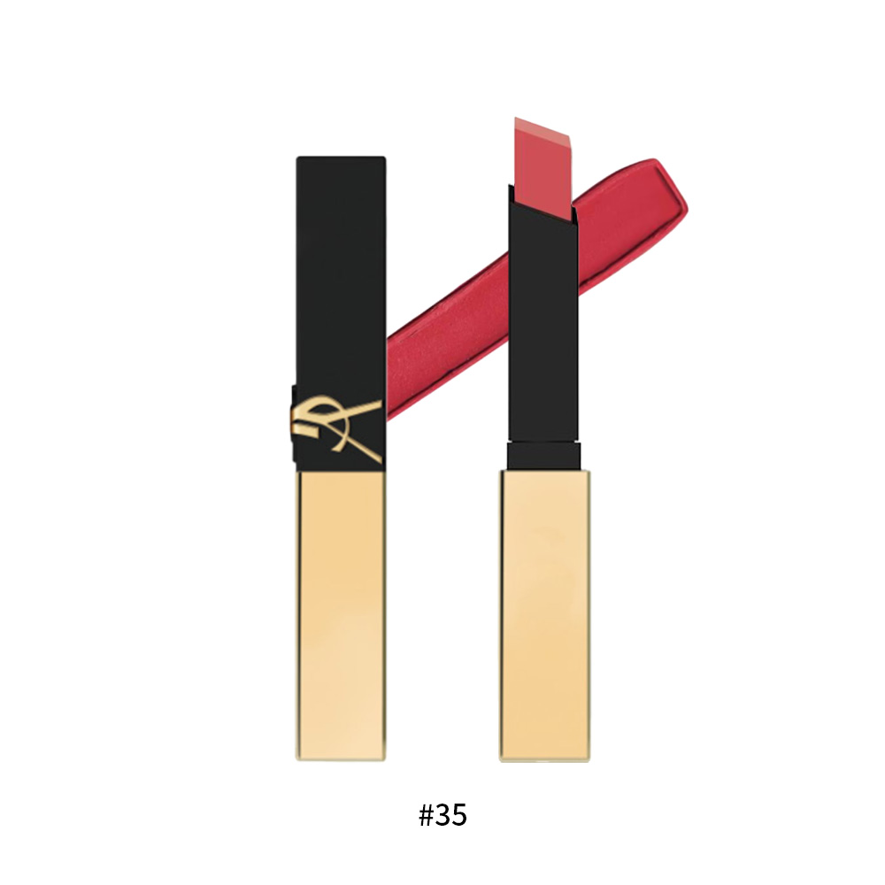 【YSL 聖羅蘭】 奢華緞面浮雕唇膏 #35, , large
